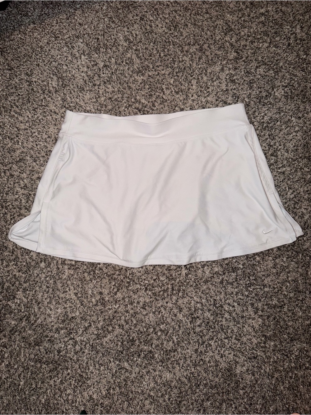 Nike White Women's Athletic Skort with Built-In Shorts